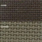 Sofá cama para exterior en aluminio y tela de diseño de lujo - Frame Vineyard by Vondom viadurini