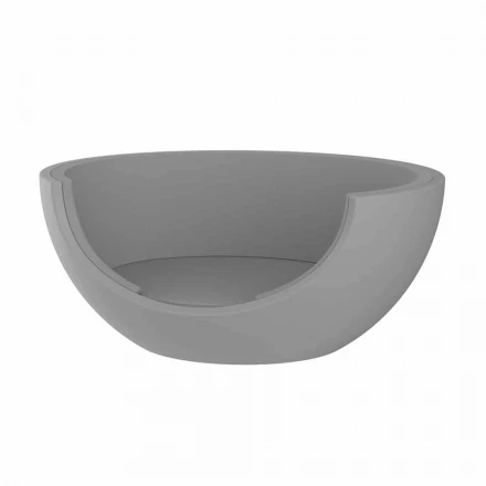 Sofá cama para exterior de diseño circular de lujo en polietileno - Ulm Moon by Vondom viadurini