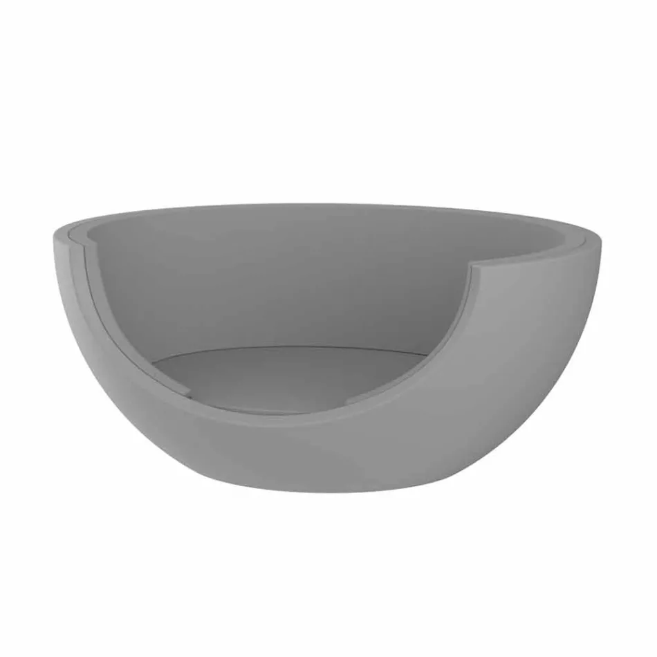 Sofá cama para exterior de diseño circular de lujo en polietileno - Ulm Moon by Vondom viadurini