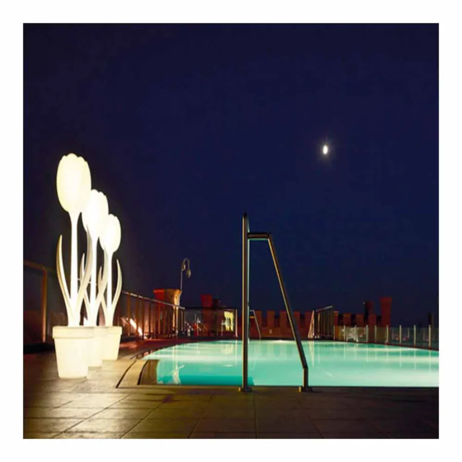 Decoración de muebles de jardín brillante de diseño moderno - Tulip de Myyour viadurini