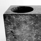 Dispensador de jabón líquido con cristal de mármol Made in Italy - Clik viadurini