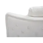 Sofá de 2 plazas tapizado en terciopelo con patas de hierro - Annetta viadurini