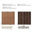 sofá 2 plazas de jardín de polietileno hecho a mano Jonny viadurini