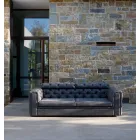 Sofá de salón de 2 plazas con reposacabezas reclinable Made in Italy - Unleashed viadurini