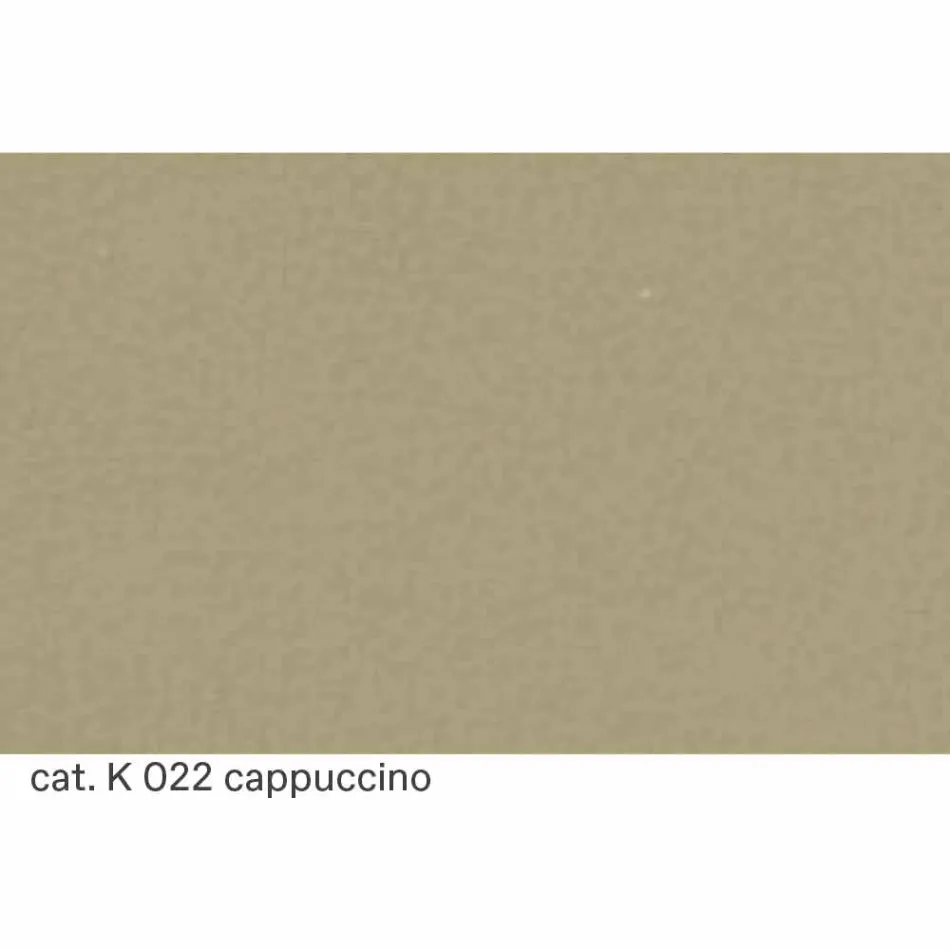 Sofá de 2 plazas de cuero con pies de madera de nogal Made in Italy - Alessandria viadurini