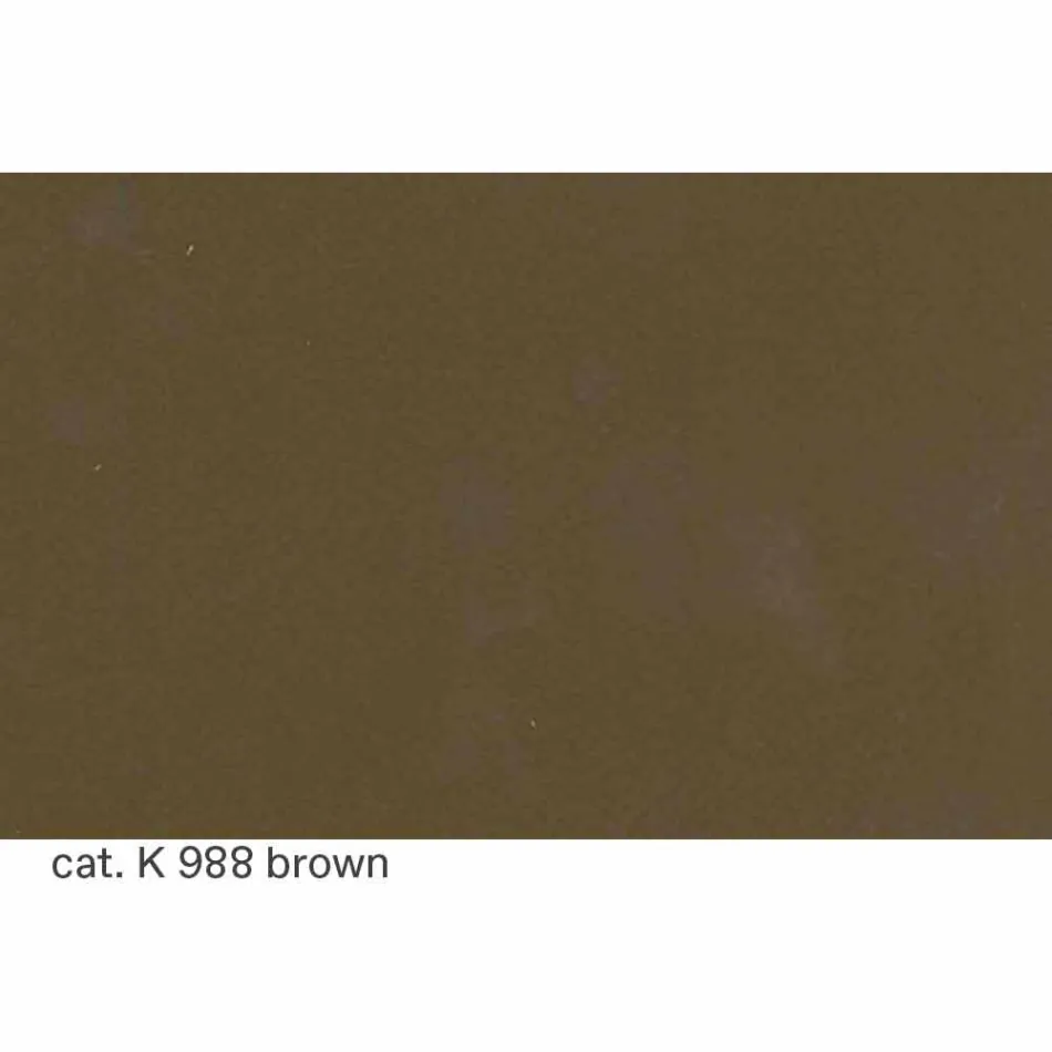 Sofá de 2 plazas tapizado en piel con pies lacados Made in Italy - Pegolo viadurini