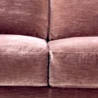 Sofá 3 plazas tapizado de diseño Grilli York hecho en Italia viadurini