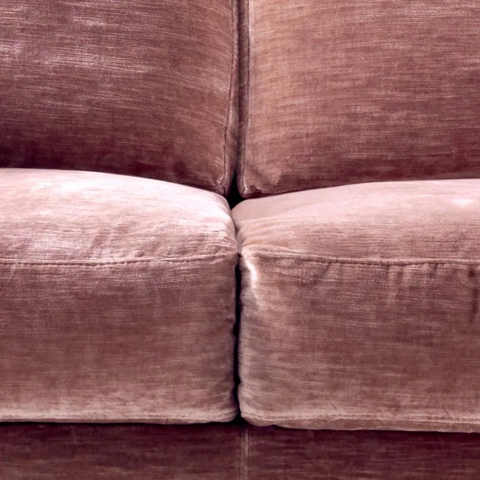 Sofá 3 plazas tapizado de diseño Grilli York hecho en Italia viadurini