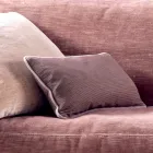 Sofá 3 plazas tapizado de diseño Grilli York hecho en Italia viadurini