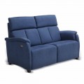 2 plazas sofá moderno diseño en cuero, imitación de cuero o tela Gelso