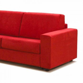 2 plazas sofá maxi imitación moderna de cuero / tela hecha en Italia Mora