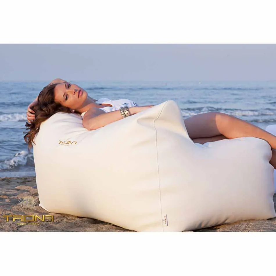 Trona Cloud Sofa en eco-piel náutica ecológica fabricado en Italia viadurini