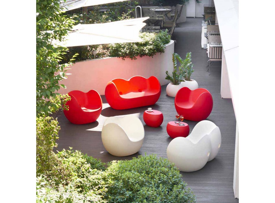 Sofá mecedora de colores Slide Blossy diseño moderno hecho en Italia viadurini