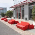 Deslice con apoyabrazos Deslice el diseño de color Kami Yon hecho en Italia viadurini