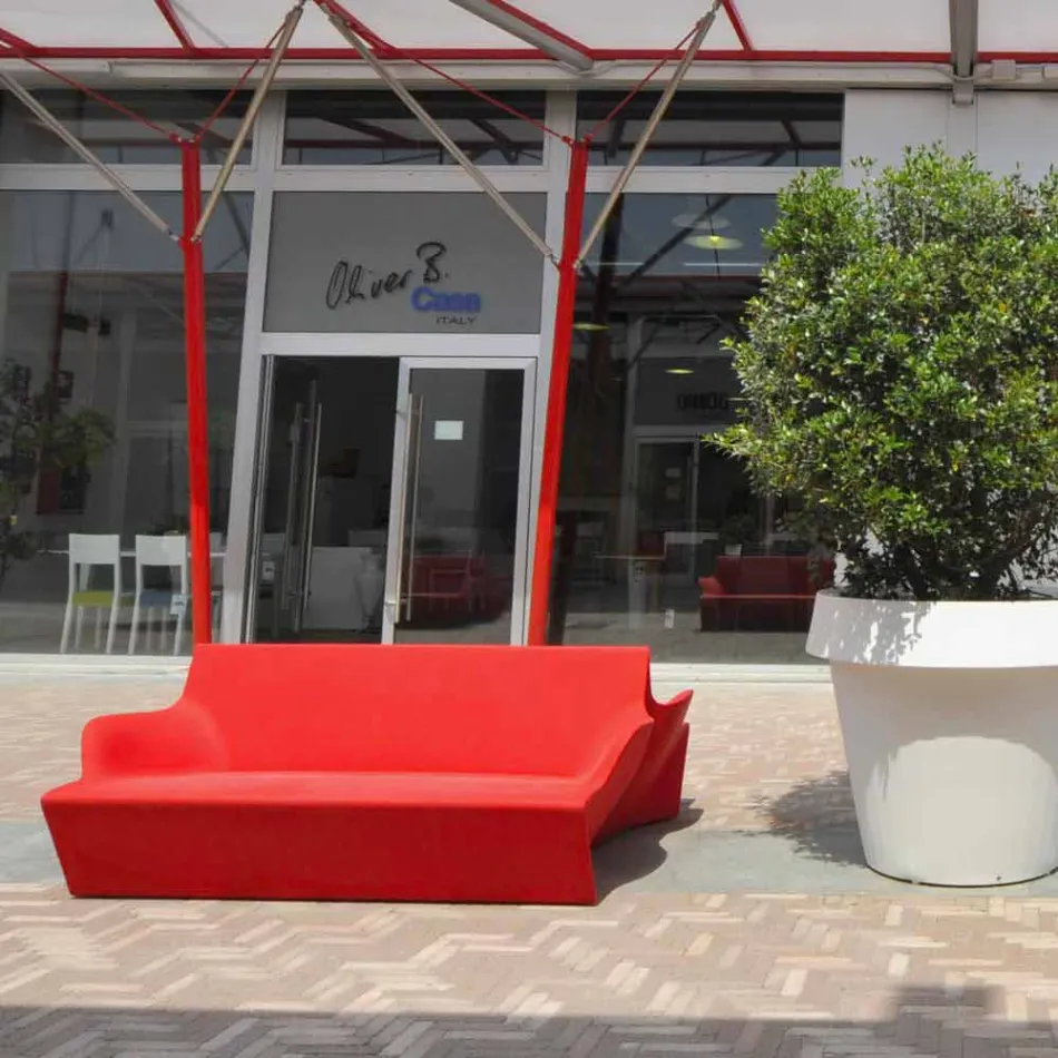 Deslice con apoyabrazos Deslice el diseño de color Kami Yon hecho en Italia viadurini