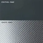 Sofá de exterior de 2 plazas en acero galvanizado Made in Italy - Selvaggia viadurini