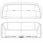 Sofá de exterior de diseño en resina de polietileno Blow by Vondom viadurini