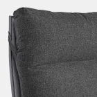 Sofá de exterior en tela y aluminio con respaldo reclinable - Nathy viadurini