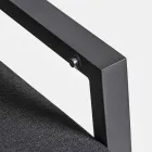 Sofá de exterior en tela y aluminio con respaldo reclinable - Nathy viadurini