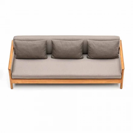 Sofá al aire libre Varaschin Bali moderno con cojines acolchados viadurini