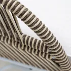 Sofá de Jardín en Aluminio y Tejido de Cuerda - Alcor viadurini