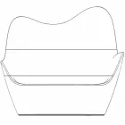 Sofá de jardín de polietileno de diseño moderno Sabinas by Vondom viadurini