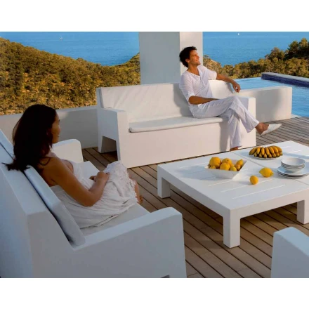 Sofá de jardín Jut by Vondom, en resina de polietileno, diseño viadurini