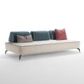Sofá de 3 plazas en tejido desenfundable Made in Italy - Mykonos