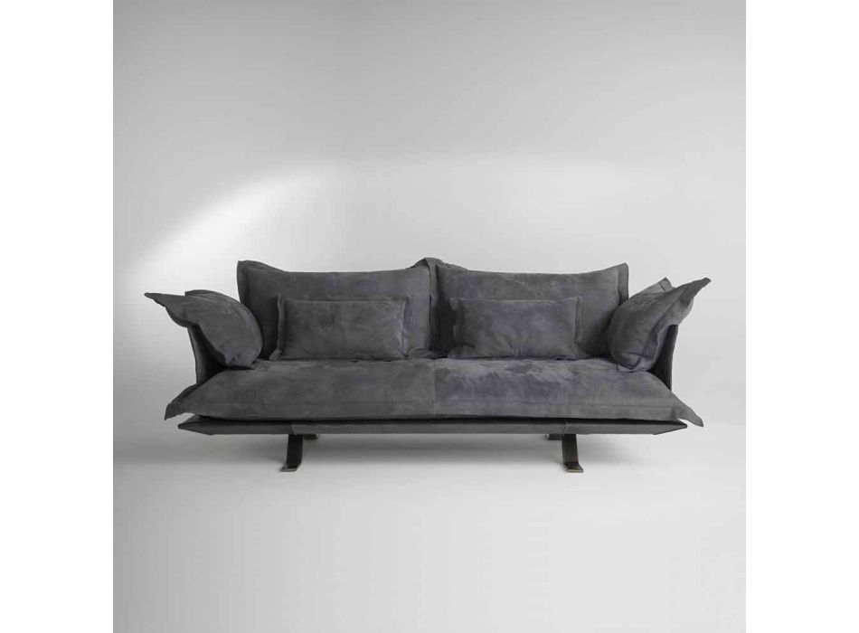 sofá de diseño moderno piel Shita, 170, 220 o 250 cm viadurini