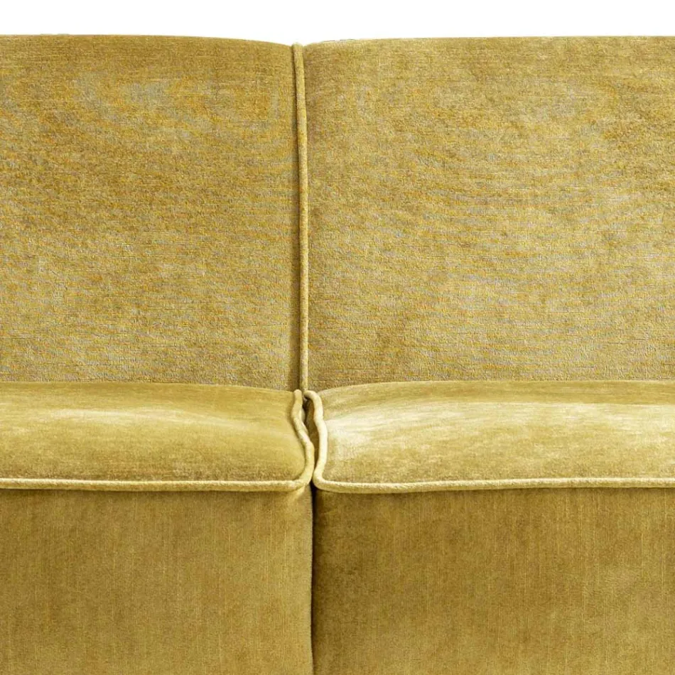 Sofá de diseño tapizado en madera de haya Grilli Kipling made Italy viadurini