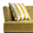 Sofá de diseño tapizado en madera de haya Grilli Kipling made Italy viadurini