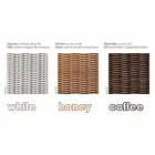 isla sofá de jardín relajante con Héctor hizo tejer a mano, de diseño moderno viadurini