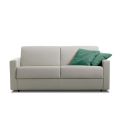 Sofá cama de 2 o 3 plazas en tela extraíble Made in Italy - Geneviev