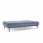 sofá-cama en azul ajustable 3 posiciones Dublexo viadurini
