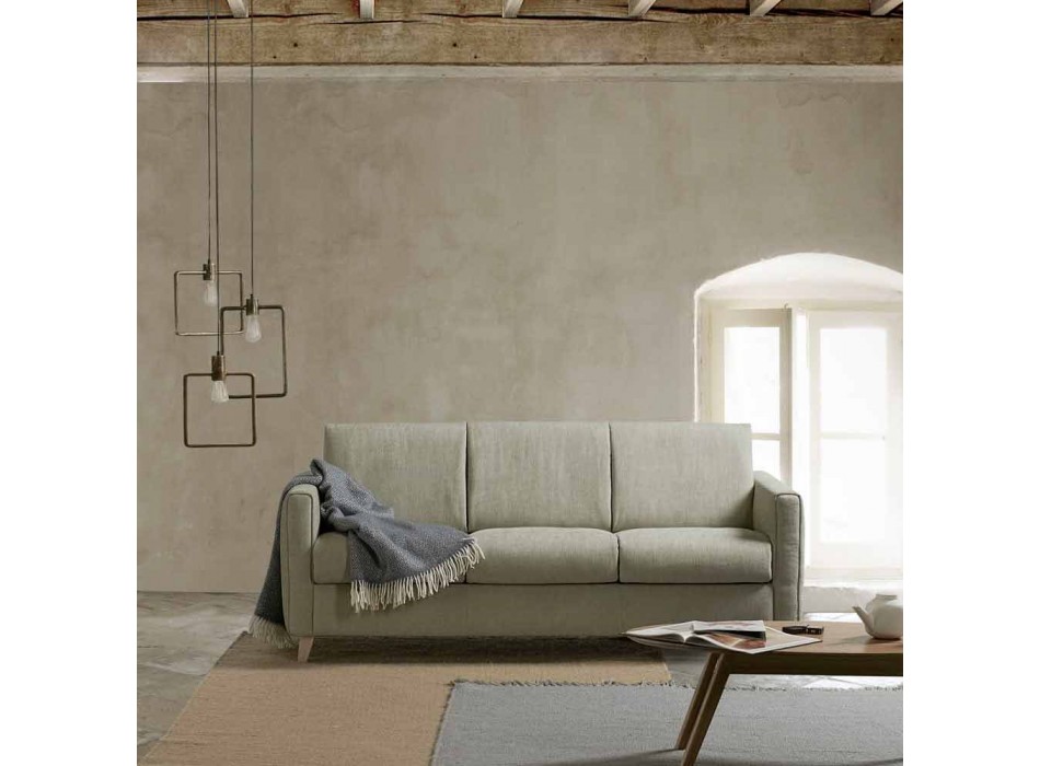 Sofá cama de diseño moderno en tela hecho en Italia Filippo viadurini