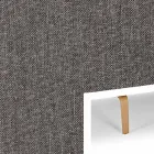 Sofá cama moderno Zeal by Innovation en tejido acolchado. viadurini