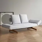 Sofá cama tapizado de diseño Ghia by Innovation en tela viadurini