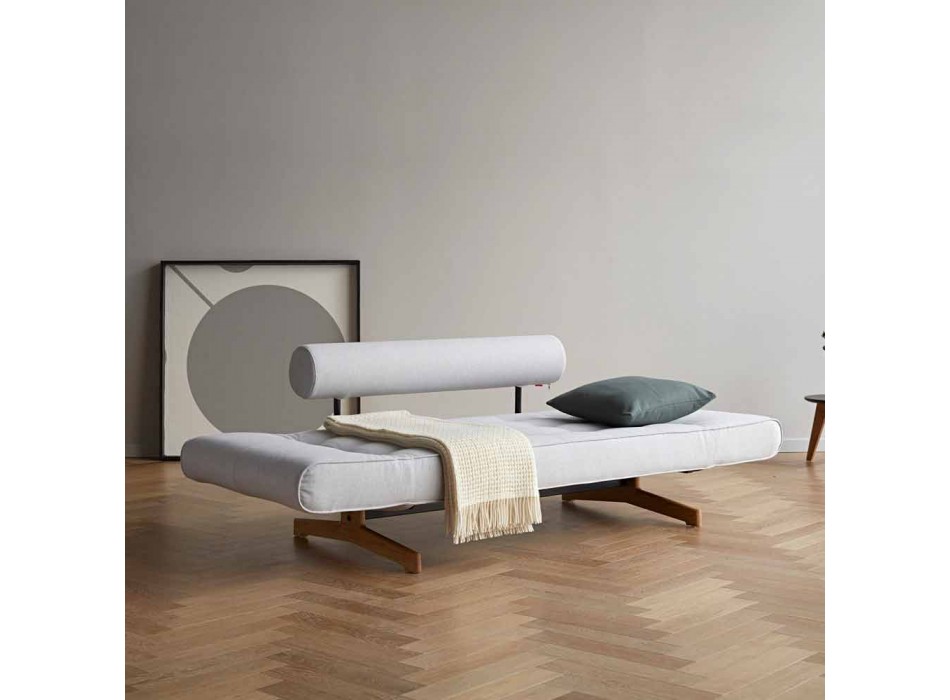 Sofá cama tapizado de diseño Ghia by Innovation en tela viadurini