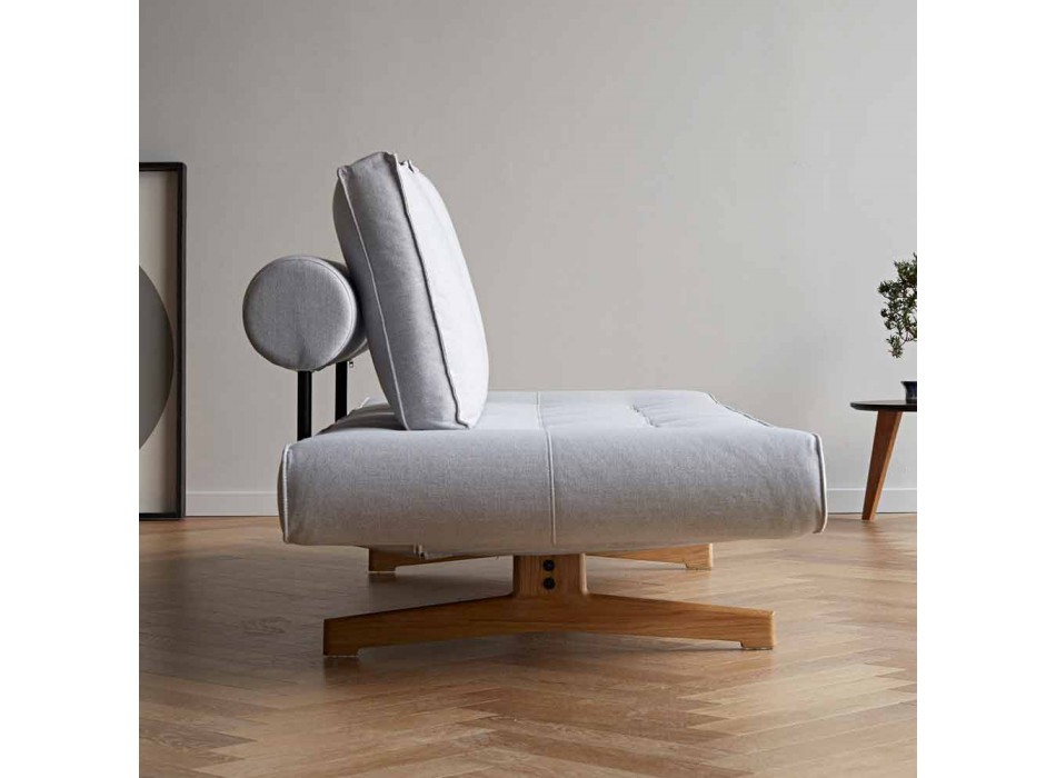 Sofá cama tapizado de diseño Ghia by Innovation en tela viadurini