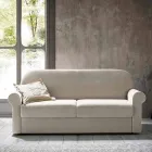 Sofá cama doble en tela de diseño Made in Italy - Anemone viadurini