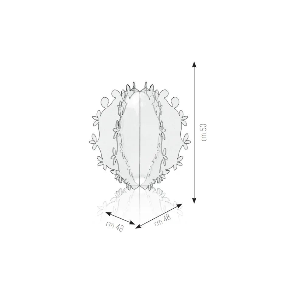 Elemento decorativo de plexiglás en forma de cactus Made in Italy - Woody viadurini