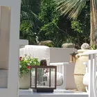 Foco LED Decorativo para Exterior en Aluminio Blanco o Corten - Bettina viadurini