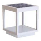 Foco LED Solar Portátil en Aluminio Blanco, Negro o Corten - Bettina viadurini