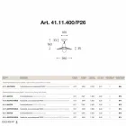 Luz empotrada en el techo en la antigua búho latón viadurini