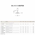 Luz empotrada en el techo en la antigua búho latón viadurini