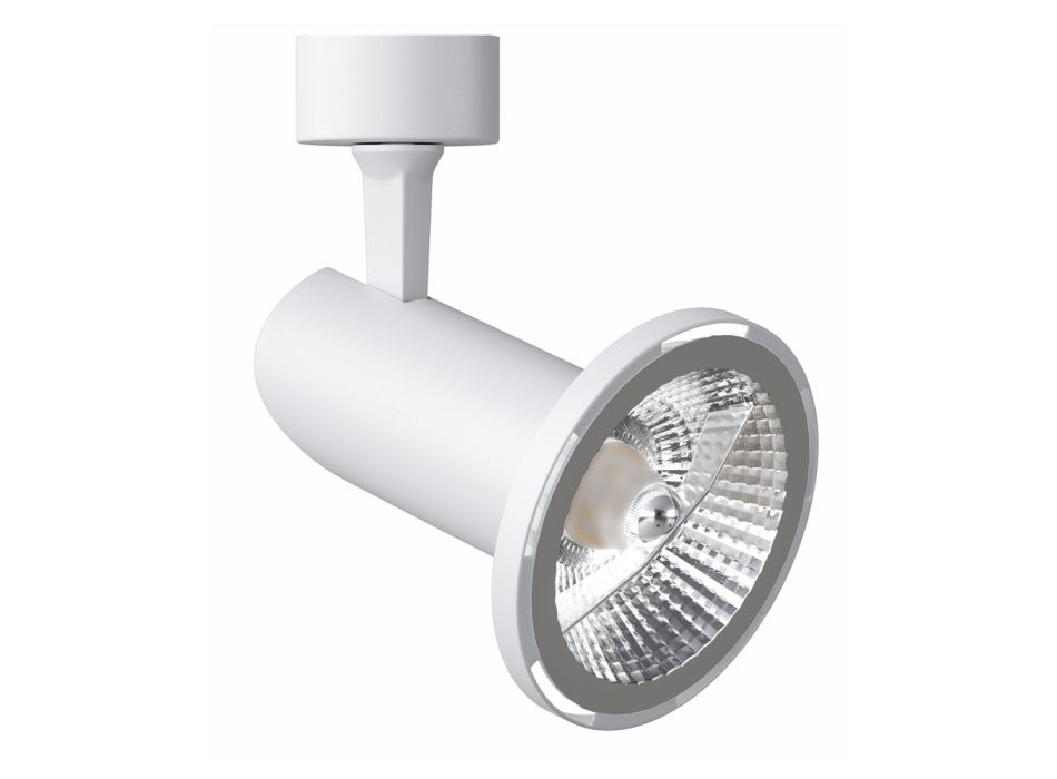 Lámpara de techo ajustable en aluminio blanco, 4 piezas - Lazzaro viadurini