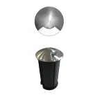 Foco Led Redondo 2W Exterior en Acero Inoxidable 4 Piezas - Mayor viadurini