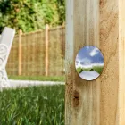 Foco Led Redondo 2W Exterior en Acero Inoxidable 4 Piezas - Mayor viadurini