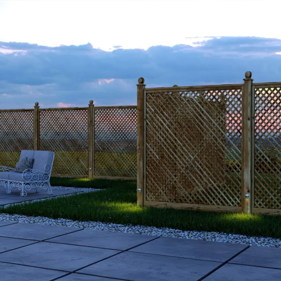 Foco Led Redondo 2W Exterior en Acero Inoxidable 4 Piezas - Mayor viadurini