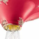 Punto de mira de la vendimia hecha a mano de cerámica techo Erica Ferroluce viadurini